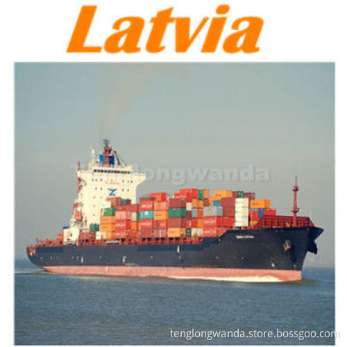 Express courier service to Riga (RIX), Latvia, from Guangzhou, Tianjin